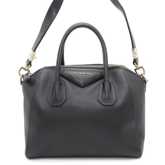 GIVENCHY Black Leather Shoulder Bag - Picture 1 of 16
